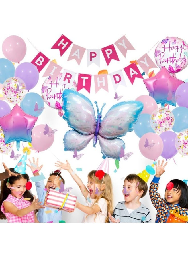 لينلي زينة حفلات أعياد الميلاد على شكل فراشات - Image 5